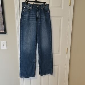 Stylish High Rise Blue Jeans for Women